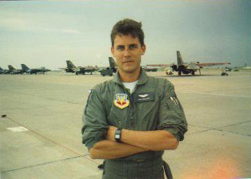 Captain Mike Waggett as an F-111 Instructor Pilot at Cannon Air Force Base, Clovis, NM